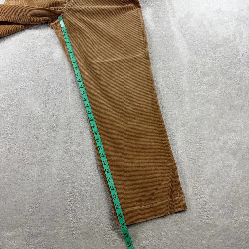 Polo Ralph Lauren Corduroy Pants Men 38x31 Tan Bedford Straight Fit Chino Preppy